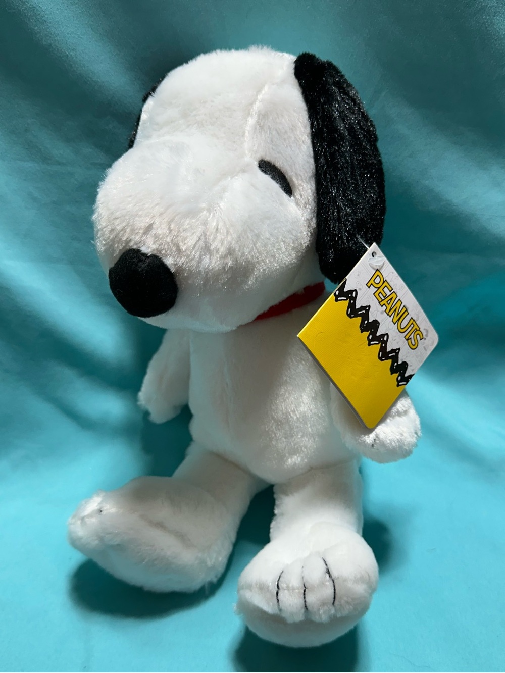 Kohl's Peanuts Snoopy Plush Dog Toy - Fluffy- 12” Plush - White and Black
